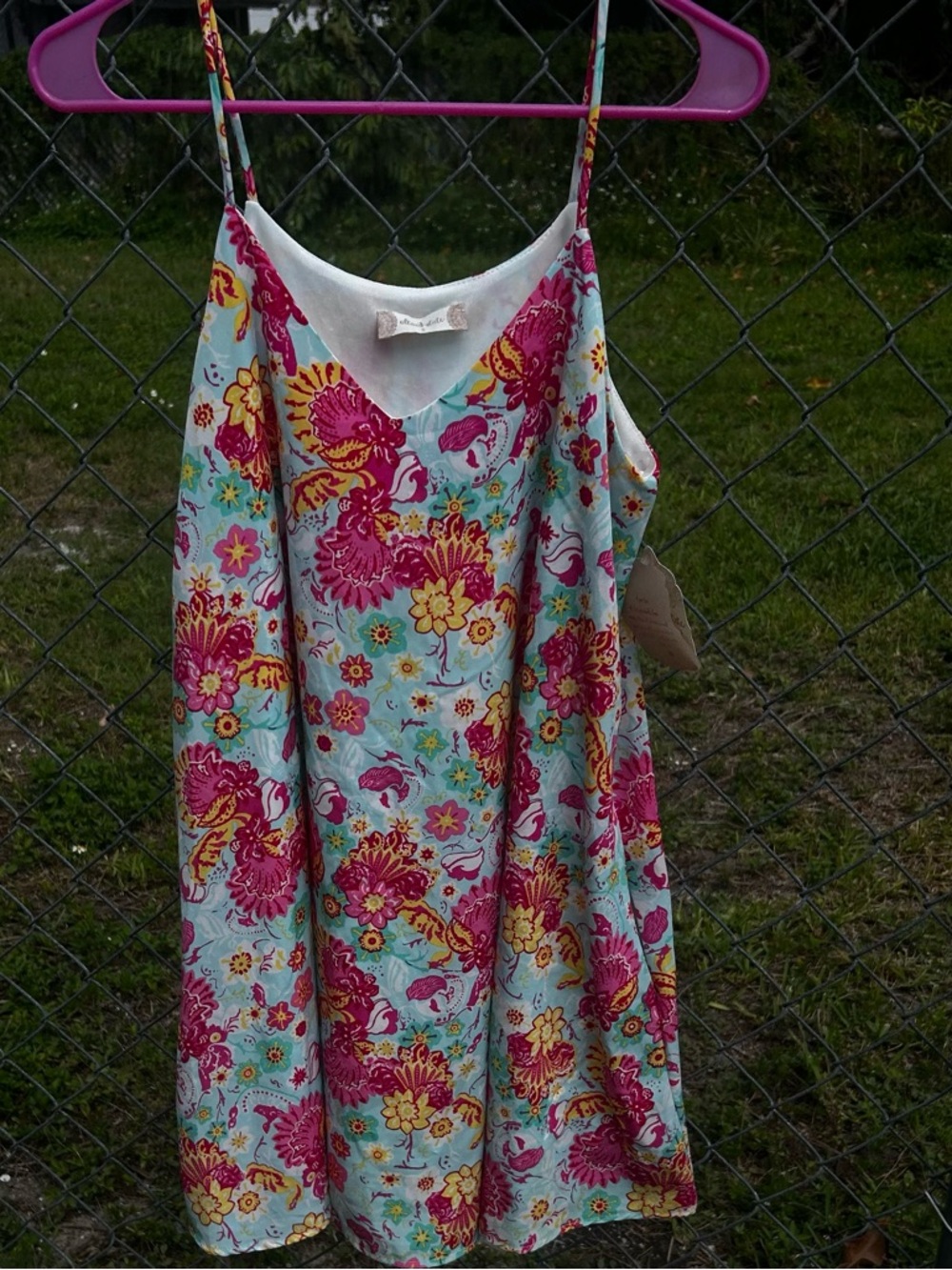 Altar’dState A line  floral dress w pockets